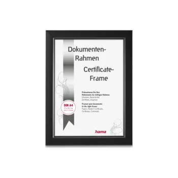 Rám na obraz Hama rámeček plastový CHILL, černá, 21x29,7 cm (formát A4)