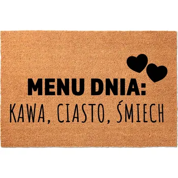 Hotová gumová kokosová rohožka 40 x 60 cm