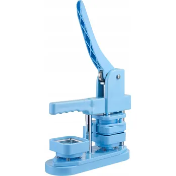 kreativní sada VEVOR Stroj na výrobu knoflíků Čtverec pro začátečníky, modrý