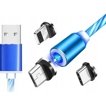 Datový kabel Sada kabelů USB - USB typ C / microUSB / Lightning Begli