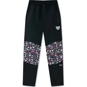 Dívčí kalhoty Dívčí softshellové kalhoty Wolf & Wolfie s fleecem B2591 vel. 98,110,122,128 černé