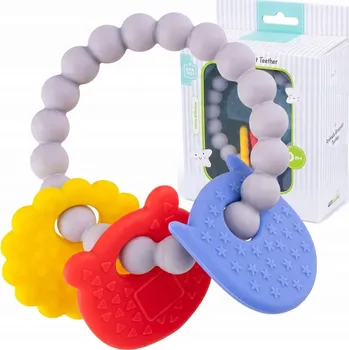 Ortodontické kousátko GiliGums silikonové, vícebarevné