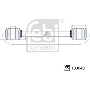 Zavěšení kol Tyč/vzpěra, stabilizátor FEBI BILSTEIN 183040