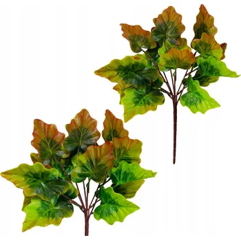 umělá květina KYTICE LISTY ALOKÁZIE UMĚLÉ LISTY BŘEČŤAN LISTY BŘEČŤANU DO VÁZY 38