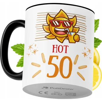 Hrnek Polidraw Hrnek Polidraw Narozeniny50 keramika 330 ml