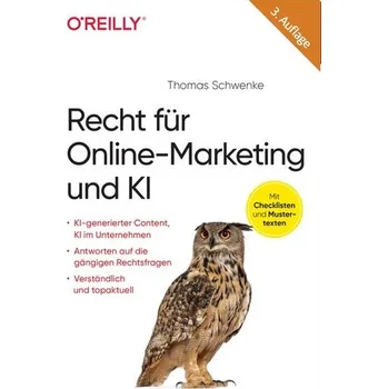 Recht für Online-Marketing und KI - Nauhauser, Niels