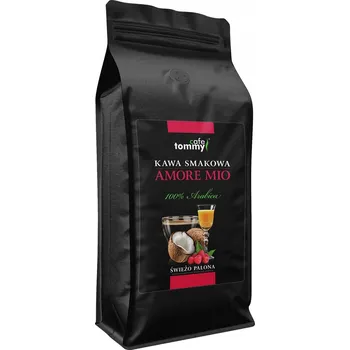 Káva Tommy Cafe ochucená Káva zrna 100% Arabica Amore Mio 1kg