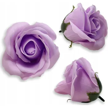 umělá květina Levandulová mýdlová růže, mýdlové květy do flowerboxů, Kytičky, růže z mýdla