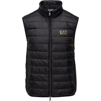 Pánská vesta Pánská Prošívaná vesta EA7 TRAIN CORE ID M DOWN LIGHT VEST 8NPQ06PNGPZ0208 – Černá S