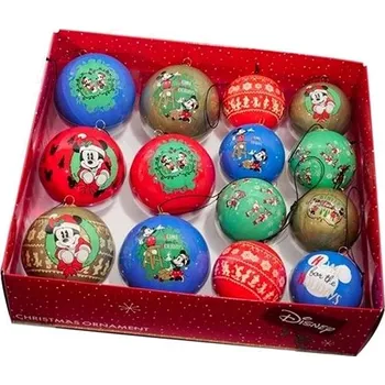 Vánoce KURT ADLER Disney Mickey 14 ks Boxed Mix