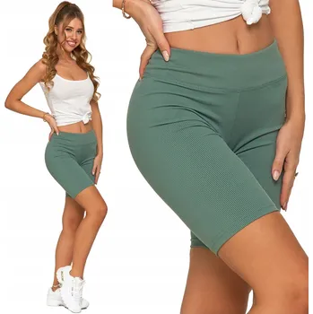 Dámské legíny Moraj Cyklistické legíny s žebrováním BIKER dámské RDL850-013 zelená L/XL