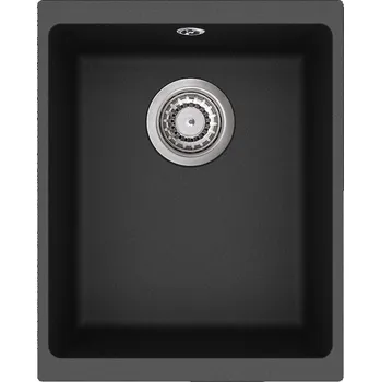 Nerezový dřez Dřez pod desku Helika FORMA SQF101 U black metallic