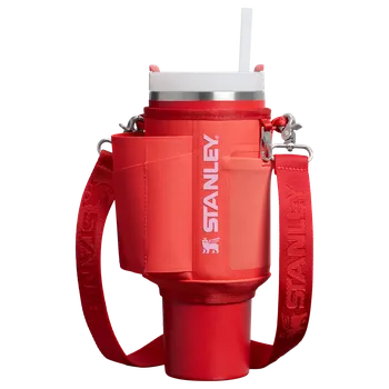 Termoska STANLEY Nosička The All-Day Quencher/Cup Carry-All na 1180 ml/40oz Hot Coral 10-13090-016