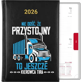 Kalendář Knižkový kalendář 2026 A5 černý