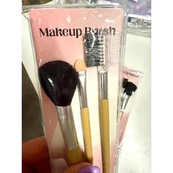 Kosmetický štětec Sada štětců 3 ks na make-up štětec make-up rozjasňovač oční stíny obočí