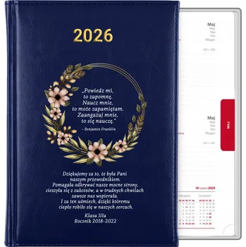 Kalendář Knižní kalendář 2026 A5 modrý