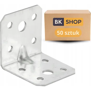 Tesařské kování Stavební úhelník BKshop 40x40 mm 2 mm zesílený 50 ks
