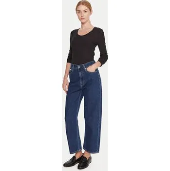 Dámská halenka Calvin Klein Halenka LV044D235G Černá Slim Fit XS