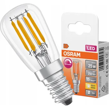 Žárovka Osram LED žárovka miniaturní T26 2,8W 2700K E14 250lm stmívatelná (DIM)