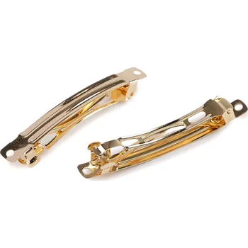 Francouzská spona 9x79 mm polotovar Varianta: zlatá, Balení: 2 ks