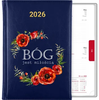 Kalendář Knižní kalendář 2026 A5 modrý