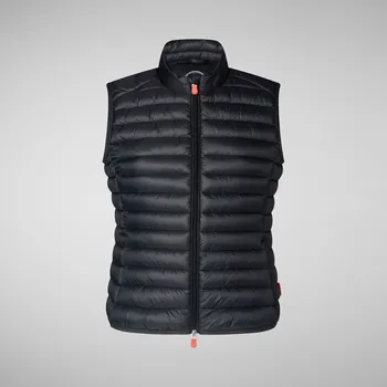 Dámská vesta Dámská Vesta SAVE THE DUCK D85310W-GIGA16 D85310W-GIGA16-10000 – Černá XL