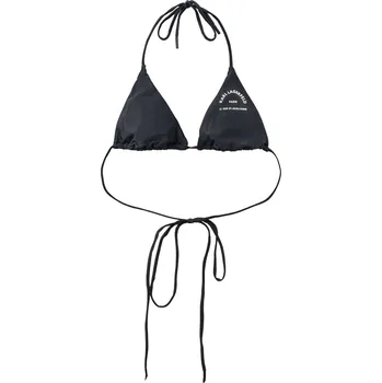 Dámské plavky Dámský Vrchní díl plavek KARL LAGERFELD TRIANGLE W/ LOGO 230W2215-999 – Černá M