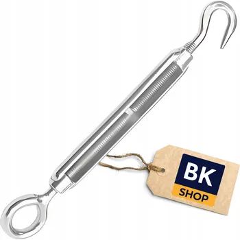 Šroub Šroub s okem a hákem DIN1480 20x200mm, napínák, vysoká kvalita