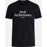 Pánské Tričko s krátkým rukávem PEAK PERFORMANCE ORIGINAL TEE G77692120_050 – Černá S