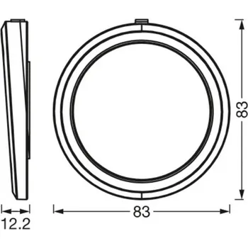 Lampička OSRAM SMART+ WiFi UNDERCABINET ROUND, bílá, Ø 8 cm, sada 3 ks LED 6,5 W celkem - Doprava zdarma