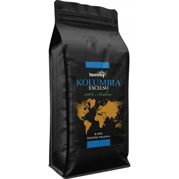 Káva Káva zrnková 1 kg KOLUMBIE EXCELSO 100% Arabica Čerstvě pražená Tommy Cafe