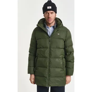 Pánské oblečení BUNDA GANT ACTIVE CLOUD MID LENGTH JKT COUNTRY GREEN