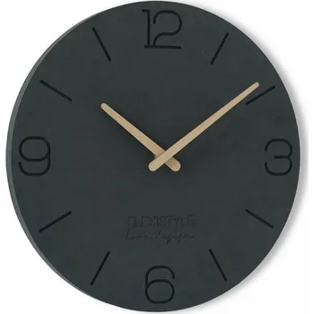 Hodiny Moderní nástěnné hodiny ze dřeva o průměru 30cm