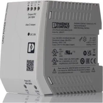 spínaný zdroj Phoenix Contact Spínaný Napájecí zdroj na lištu DIN, výstup: 24V dc, 3.75A, vstupní: 575V ac,90W