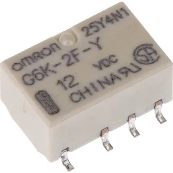 Relé Signálové relé DPDT Povrchová montáž 1 A 12V dc pro Signální aplikace G6K