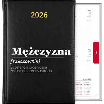 Kalendář Knižkový kalendář 2026 A5 žlutý