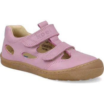 Dívčí sandály Barefoot dětské sandály Koel - Deen Napa Lavandel světle fialové Velikost: 23