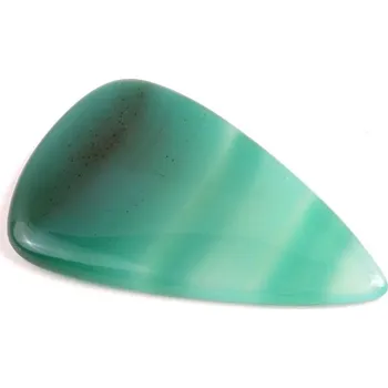 Přírodní kámen Kabošon Green Line Bandate Agate č.5812 (49x31x5mm)