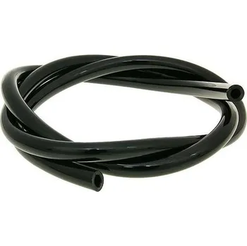 Hadička paliva 5mm - černá - gumová ( 5 m)