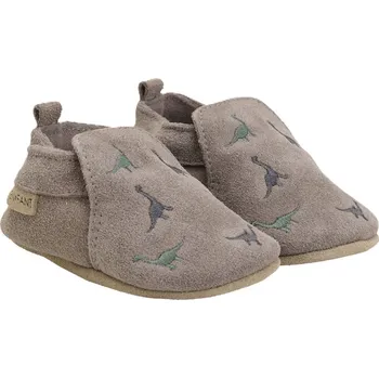 Capáčky EN FANT Kožené capáčky s výšivkou Fungi Velikost (od výrobce): 22