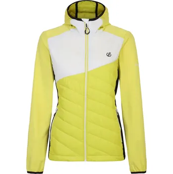 DARE 2B Dámská hybridní bunda Ascending 2XL BÍLÁ|ŽLUTÁ