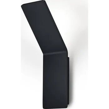 Lampička Knapstein Nástěnné svítidlo Ava LED, černé, hliník, 1 světlo černá 1 x 10 W LED - Doprava zdarma