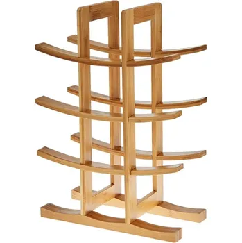 Stojan na víno Bambusový stojan na víno