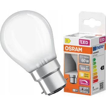 Žárovka LED žárovka P45 Kulka B22d 5,5W (ekvivalent 60W) 806lm 2700K CRI90 Filament Stmívatelná
