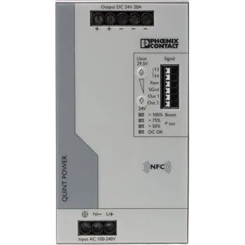 spínaný zdroj Phoenix Contact Spínaný Napájecí zdroj na lištu DIN, počet výstupů: 1, výstup: 24V dc, 20A, vstupní: 100 → 240 V