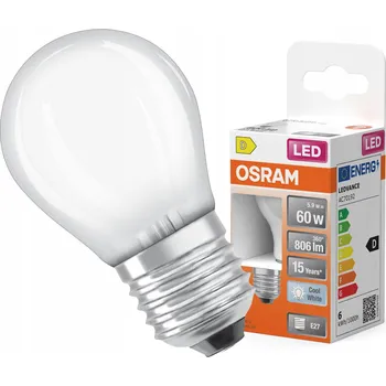 Žárovka OSRAM LED Star Klasická LED žárovka ve tvaru malé koule, 5,5 W /