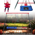 Dětská zahradní houpačka s čapím hnízdem