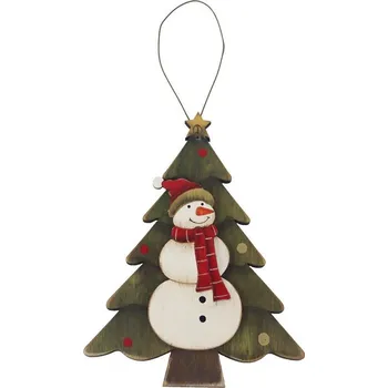 Vánoční dekorace Stromeček k zavěšení D7479