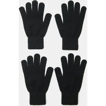 Kabelka Sinsay - Sada 2&nbsp;párů rukavic - černá - 1300X-99X - 1300X-99X-ONE
