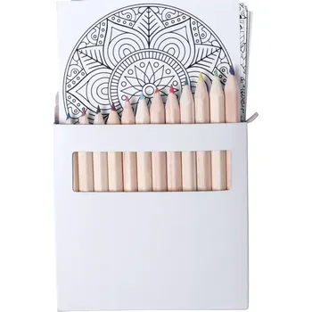 Mikrotužka Condala set mandala na vybarvení - bílá - AP781757